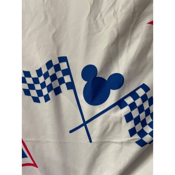 Disney Mickey Mouse Racing Car Twin Flat Sheet Cutter Crafts Sewing - Picture 4 of 9